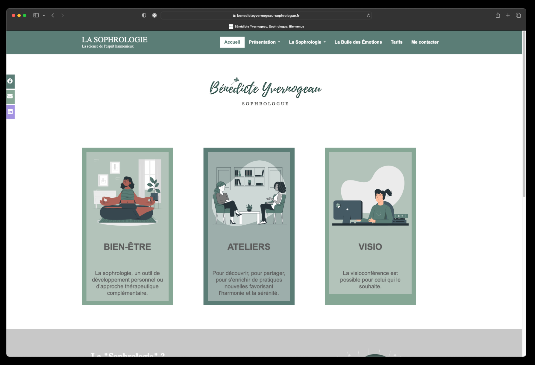 Site bénédicte Yvernogeau